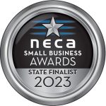neca small business award state finalist 2023 logo